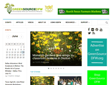 Tablet Screenshot of greensourcedfw.org